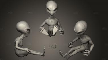 Aliens (Remix) stl model for CNC